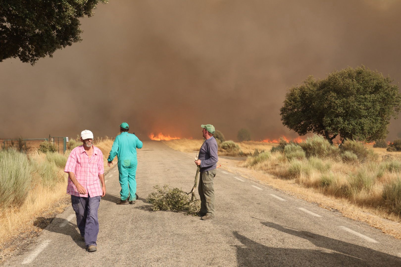 El incendio de Cipérez, en imágenes