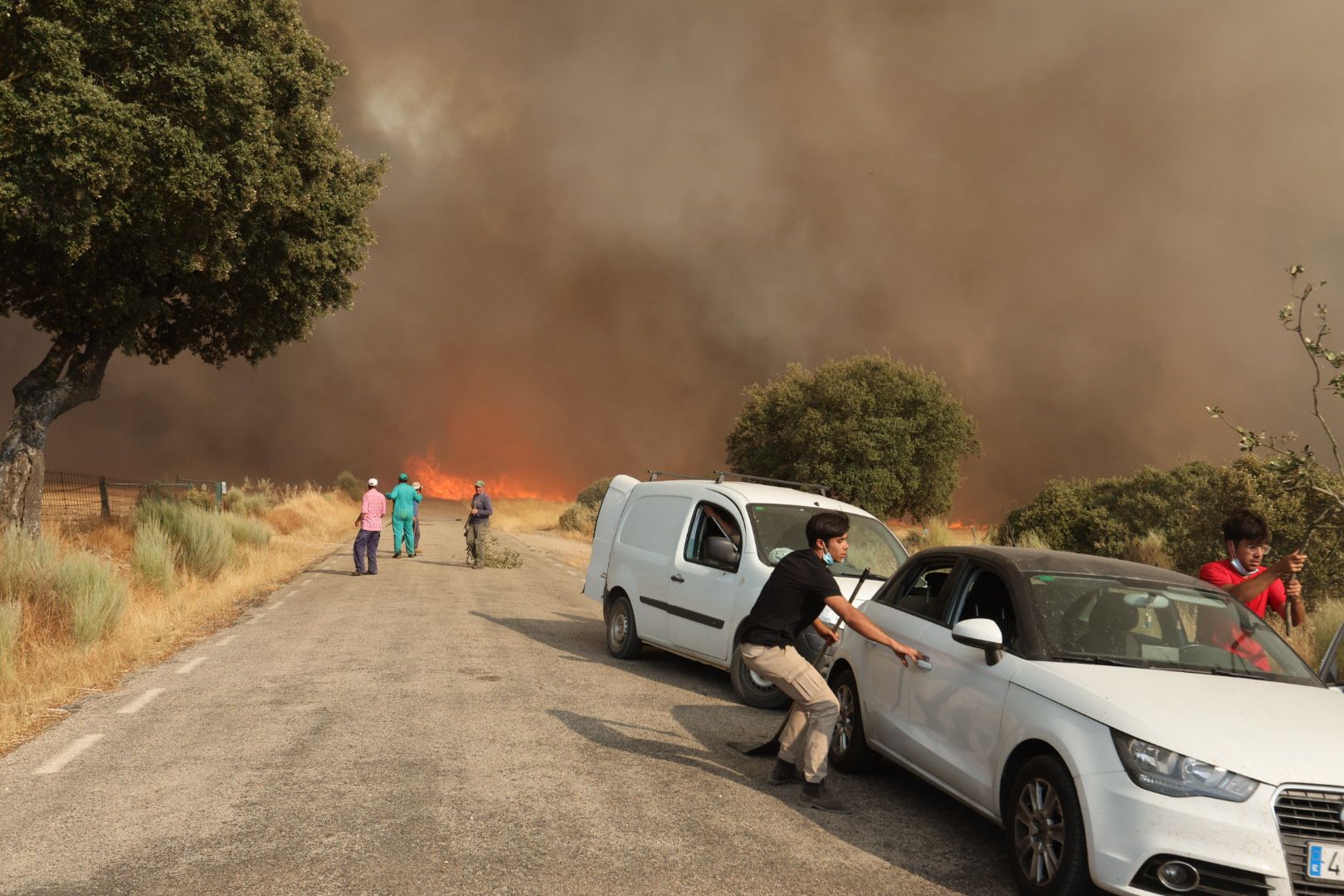 El incendio de Cipérez, en imágenes