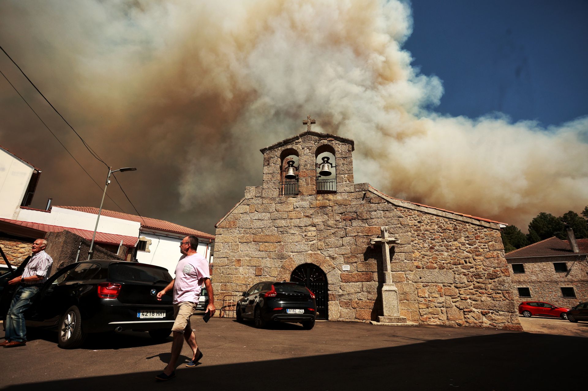 El incendio de El Payo de Salamanca, en imágenes