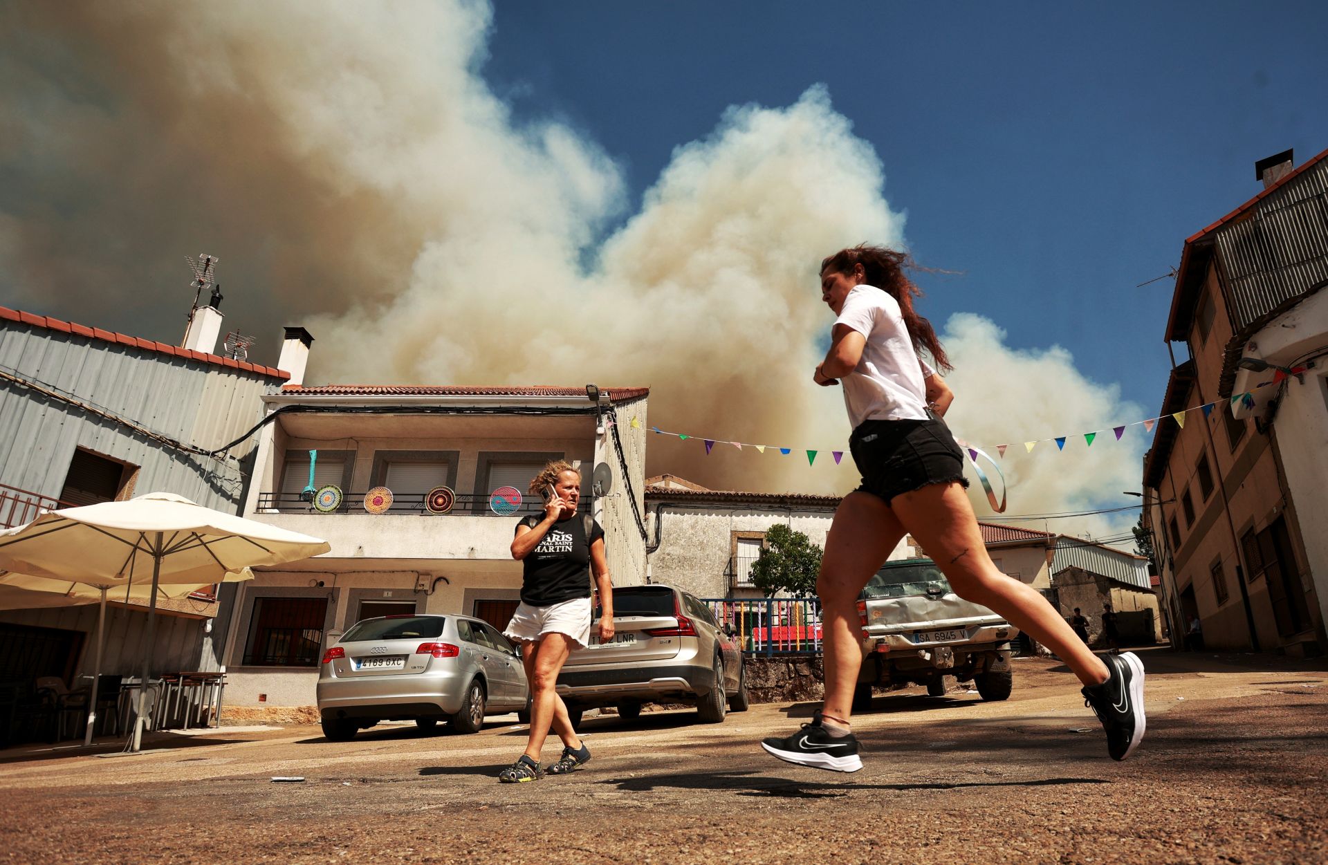 El incendio de El Payo de Salamanca, en imágenes