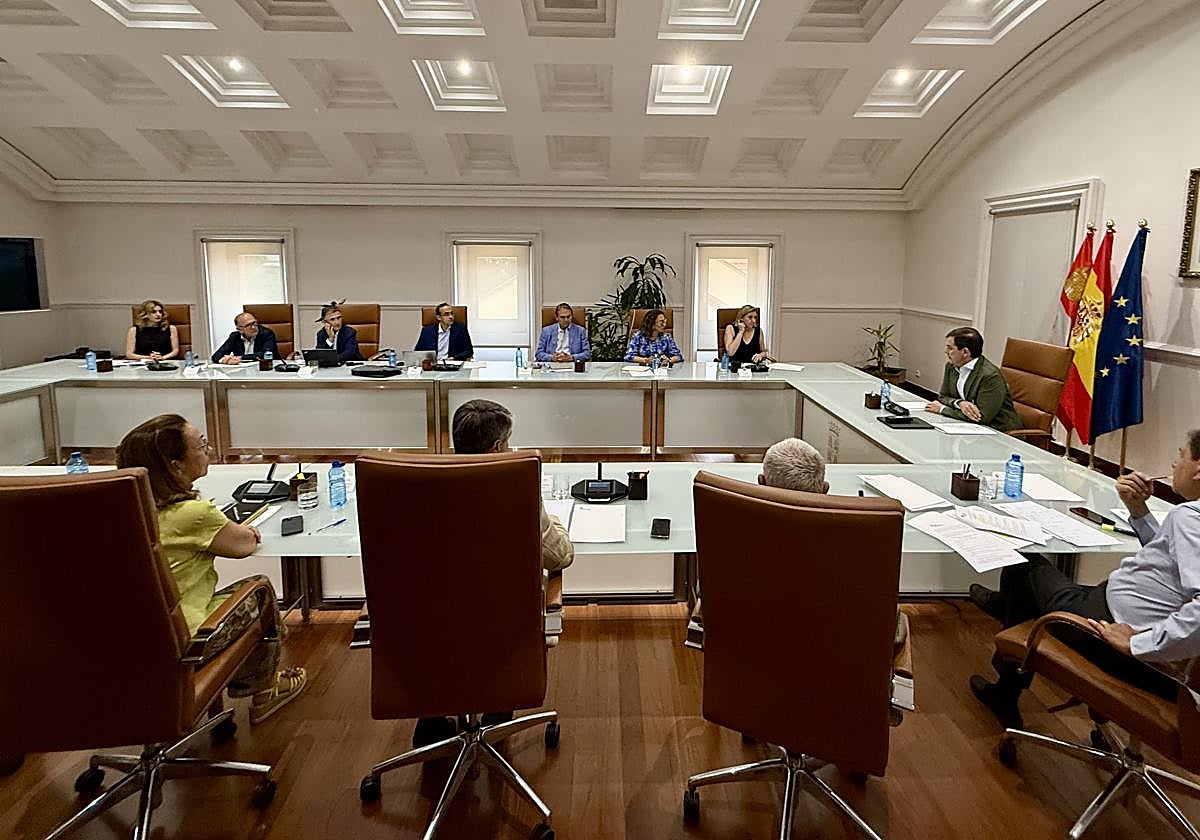 Reunión de trabajo del Gobierno de la Junta de Castilla y León