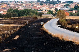 Cipérez tras el incendio de nivel 2 acontecido el pasado 15 de agosto