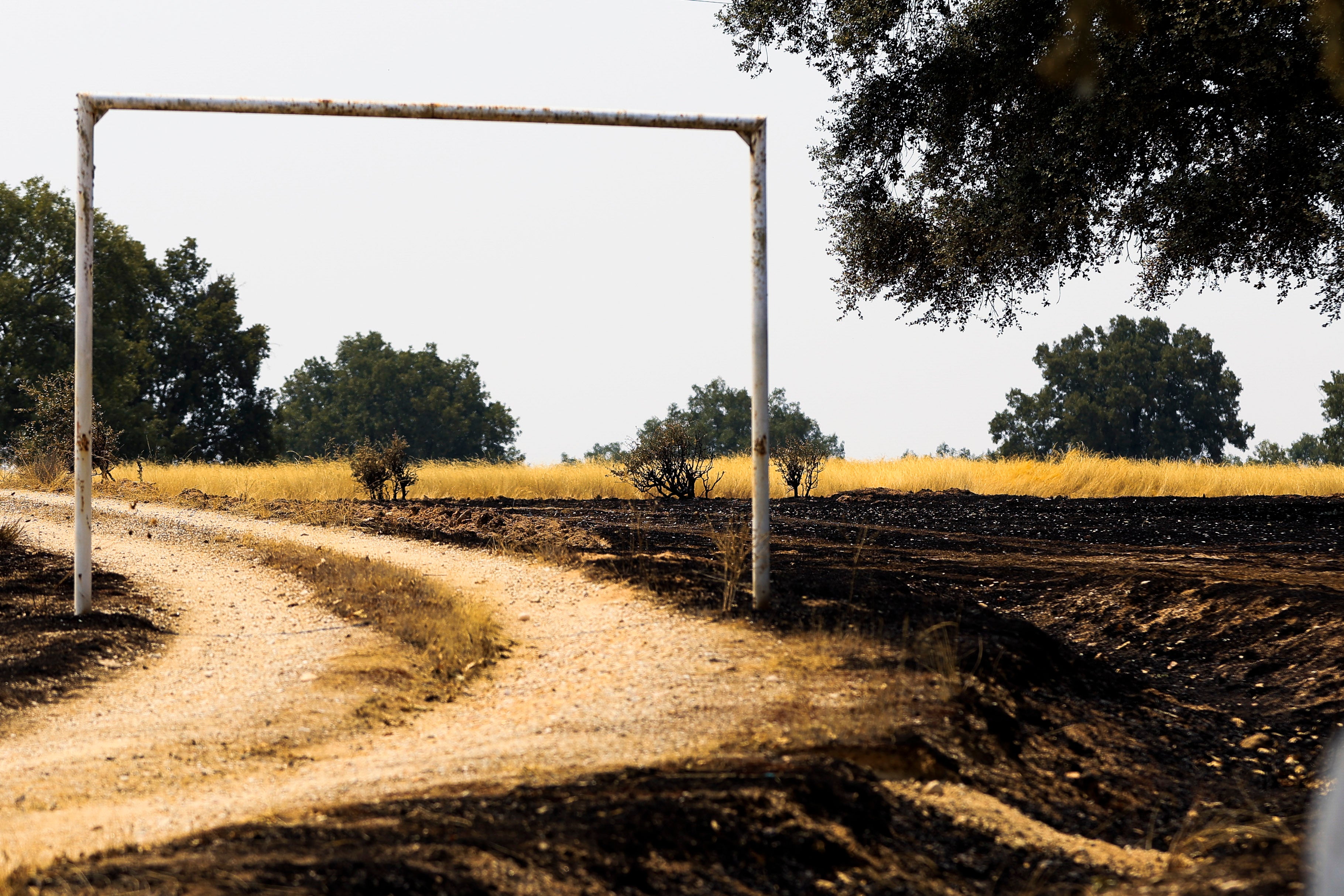 En imágenes, el rastro negro del mayor incendio de la provincia de Salamanca