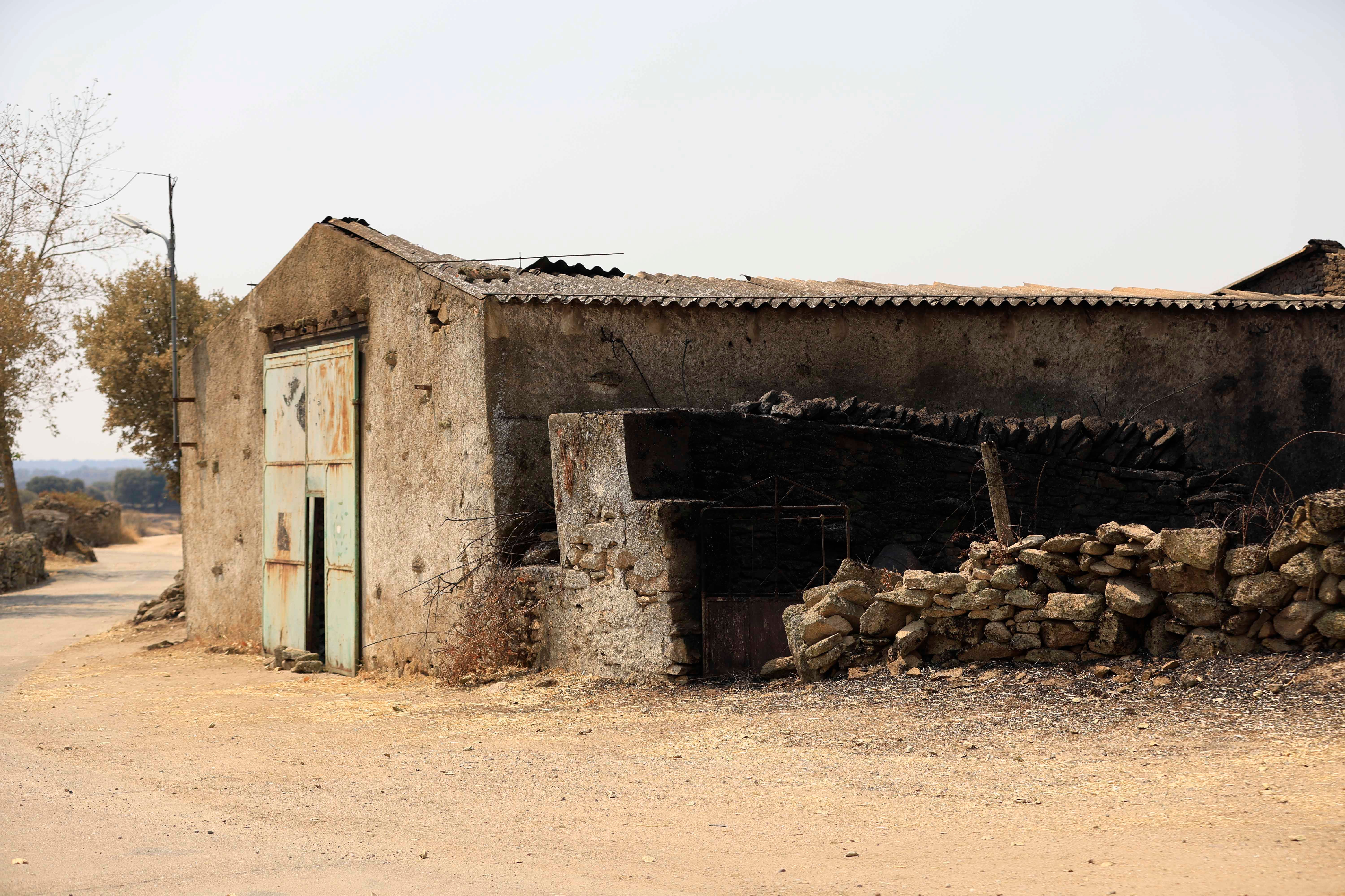 En imágenes, el rastro negro del mayor incendio de la provincia de Salamanca
