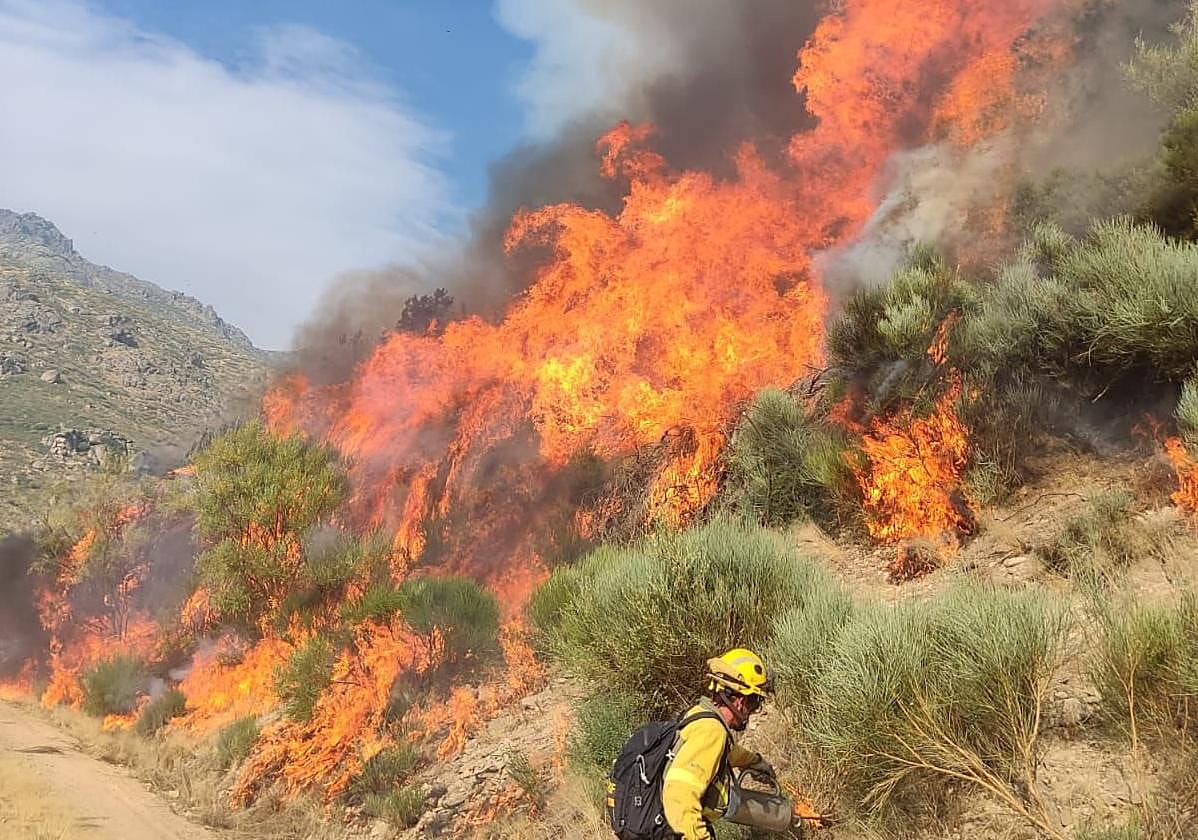 La incursión del fuego de Jarilla en Salamanca se da por terminada: nivel 0 en Candelario