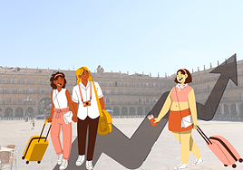 Crecen los viajeros y pernoctaciones en Salamanca durante el verano con cifras por encima de la media nacional