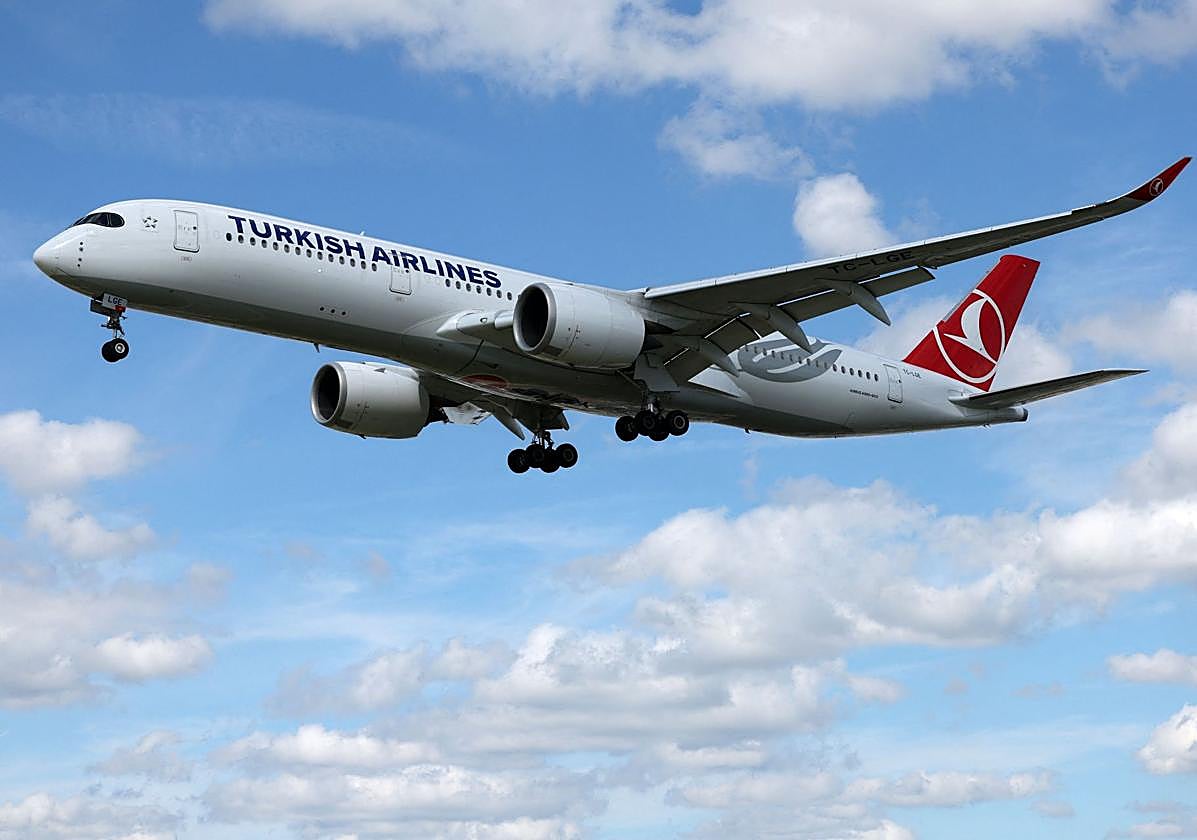 Aparato de Turkish Airlines.