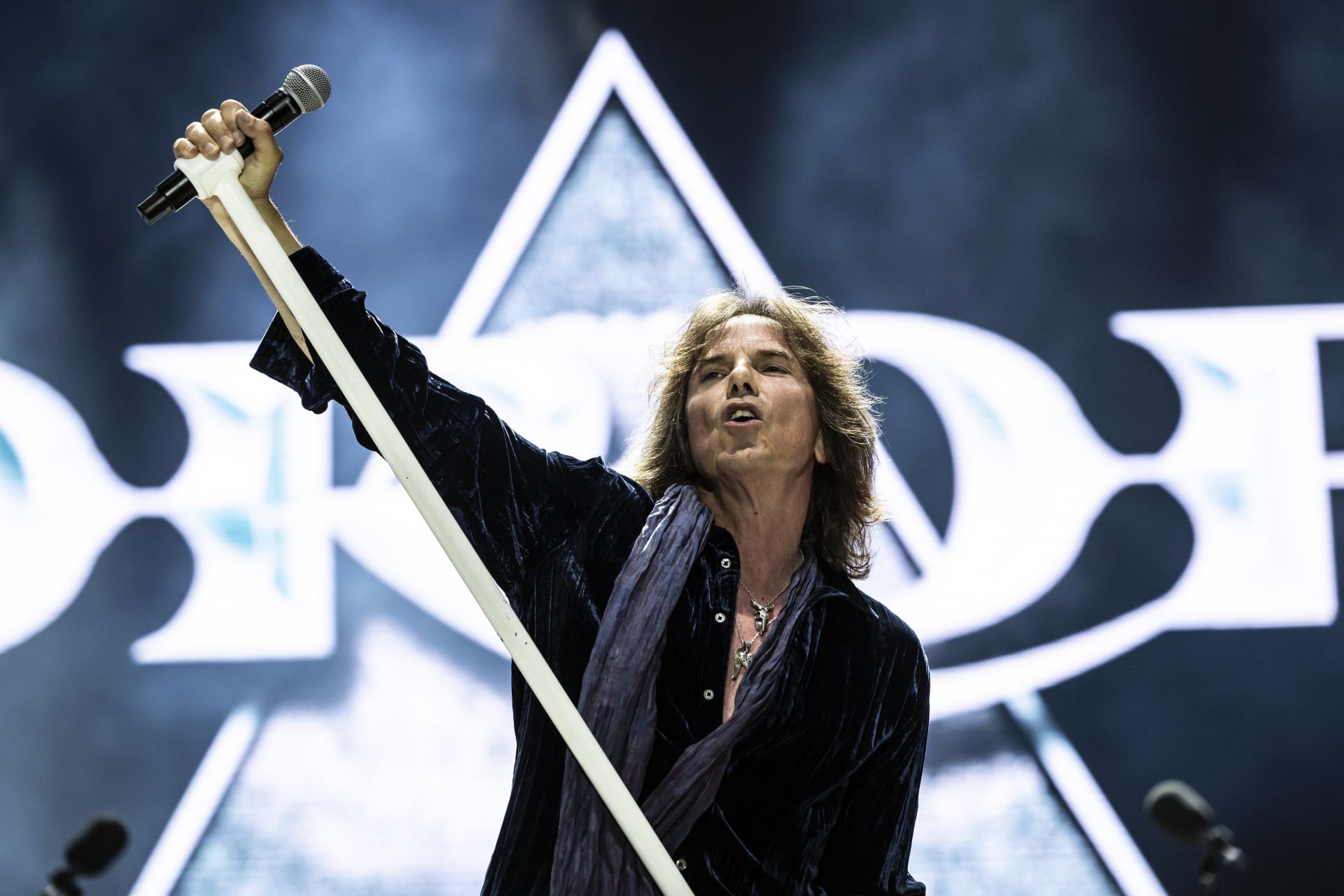Joey Tempest, cantante de Europe, durante una actuación el año pasado en España.