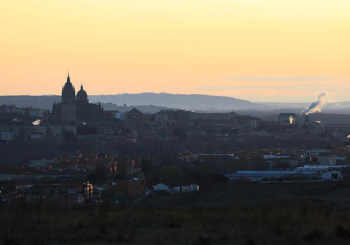 Frío. Amanecer. Salamanca