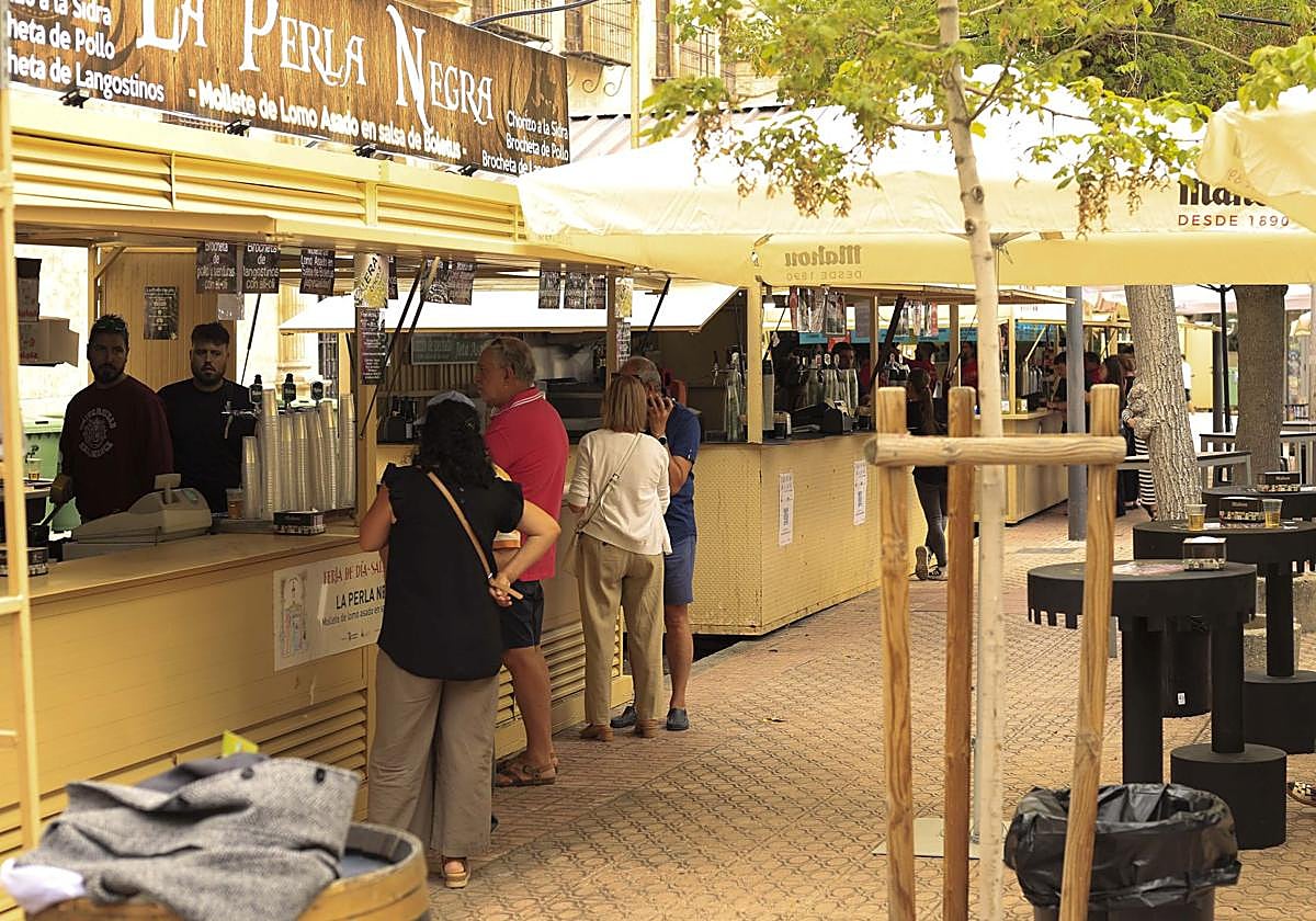 Caseta de la Feria de Día de Salamanca en una imagen de archivo