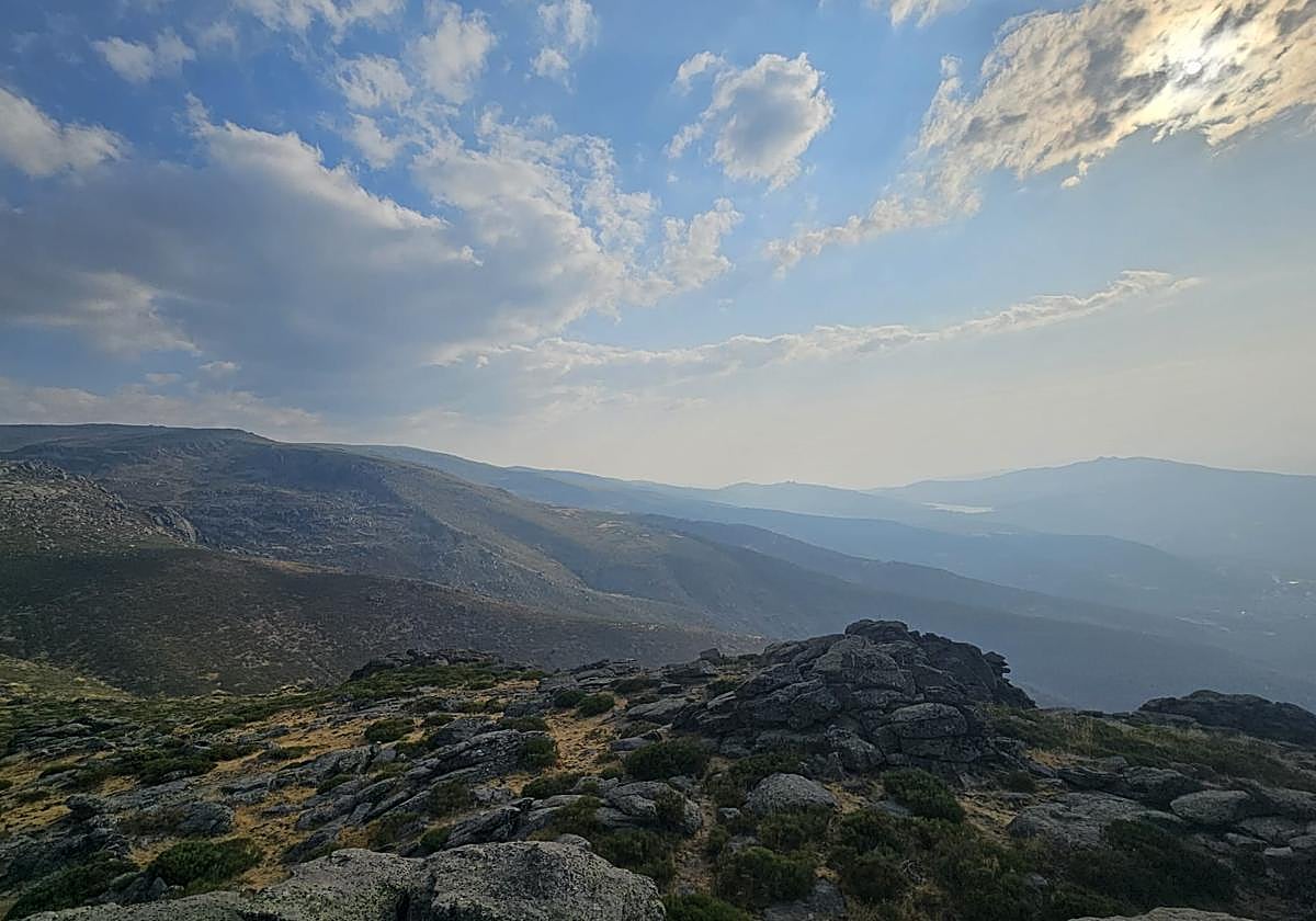 Zona alta de la sierra en Candelario.
