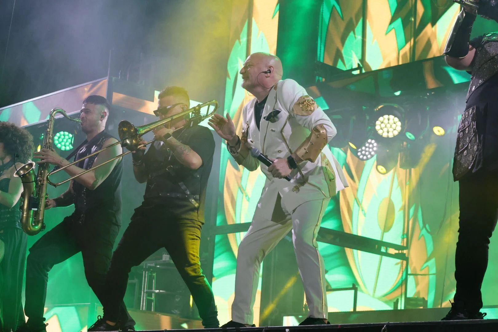 Actuación de la orquesta Panorama en Salamanca por San Juan de Sahagún.
