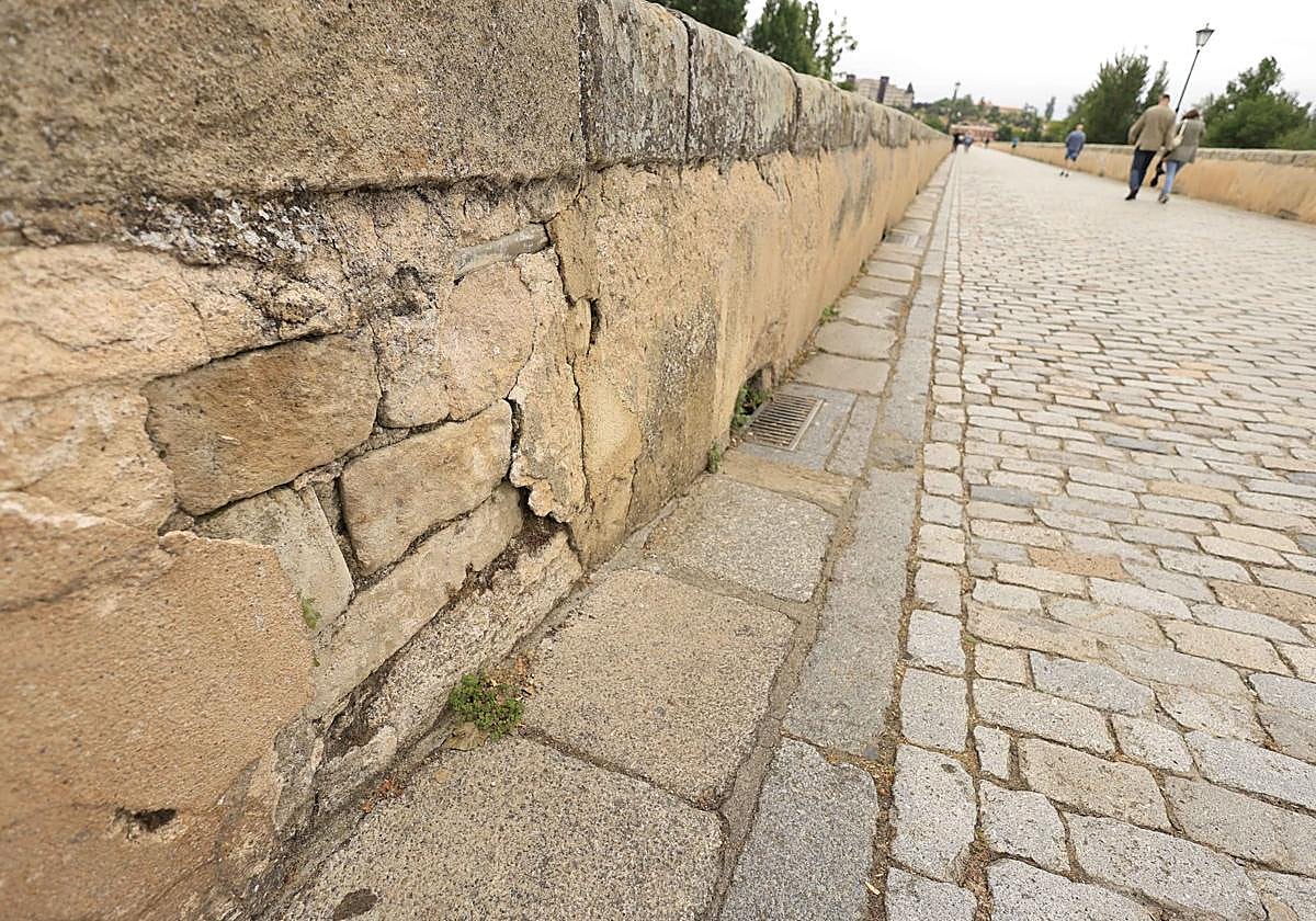 La puesta a punto del monumento romano más icónico de Salamanca que recuperará su color amarillo