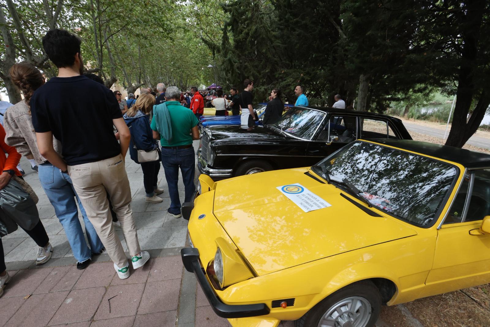 Los coches clásicos enriquecen la vista más icónica de Salamanca