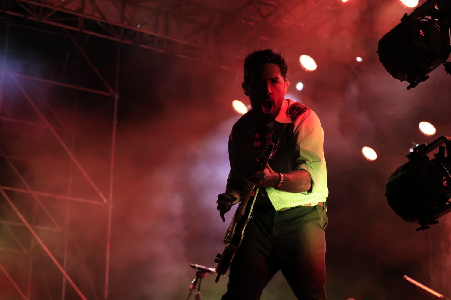 Siloé reparte besos a una entregada Plaza Mayor de Salamanca