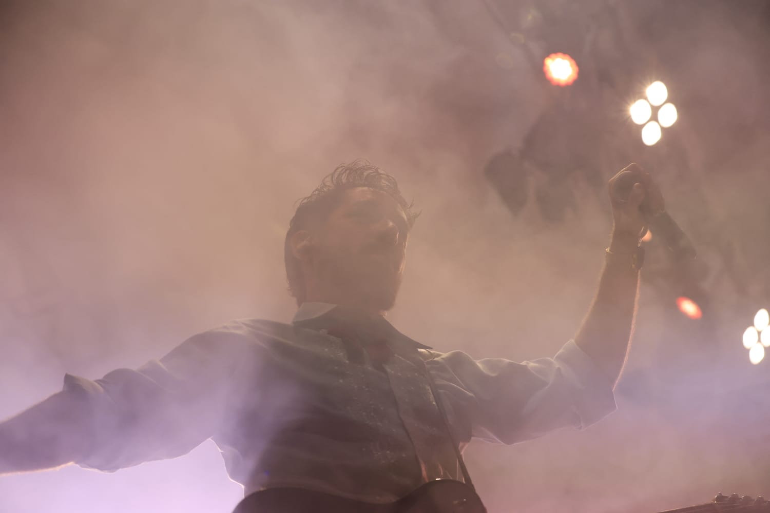Siloé reparte besos a una entregada Plaza Mayor de Salamanca