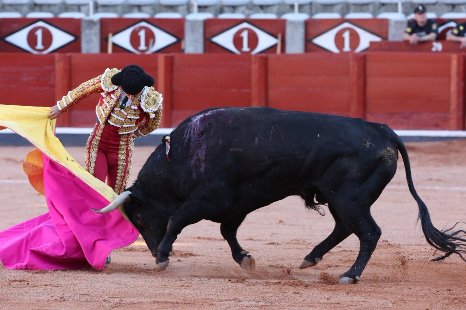 Tres orejas para Ismael Martín y traslado de Damián Castaño al hospital en la segunda de abono de Salamanca