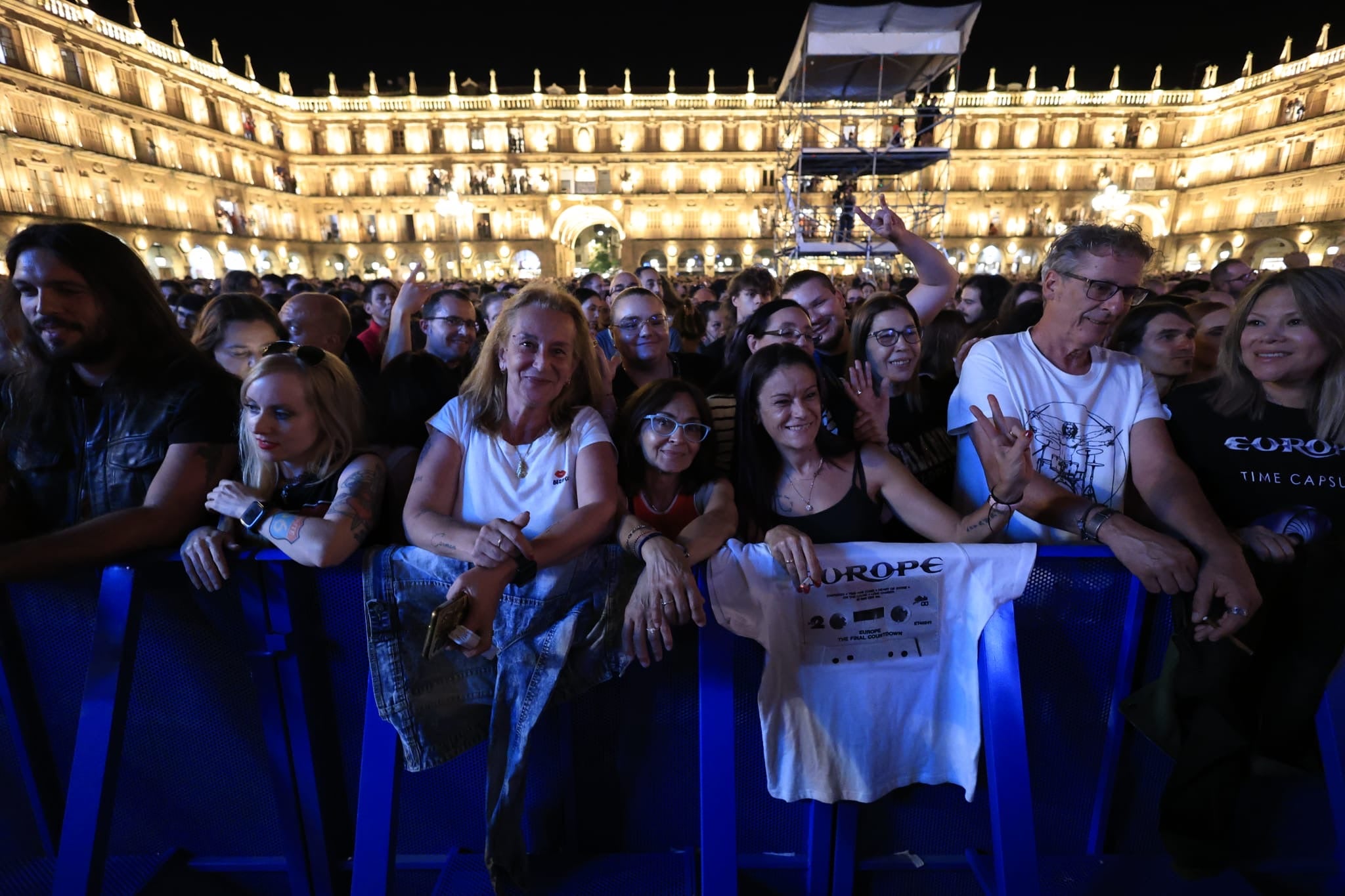 El concierto de Europe en Salamanca, en imágenes