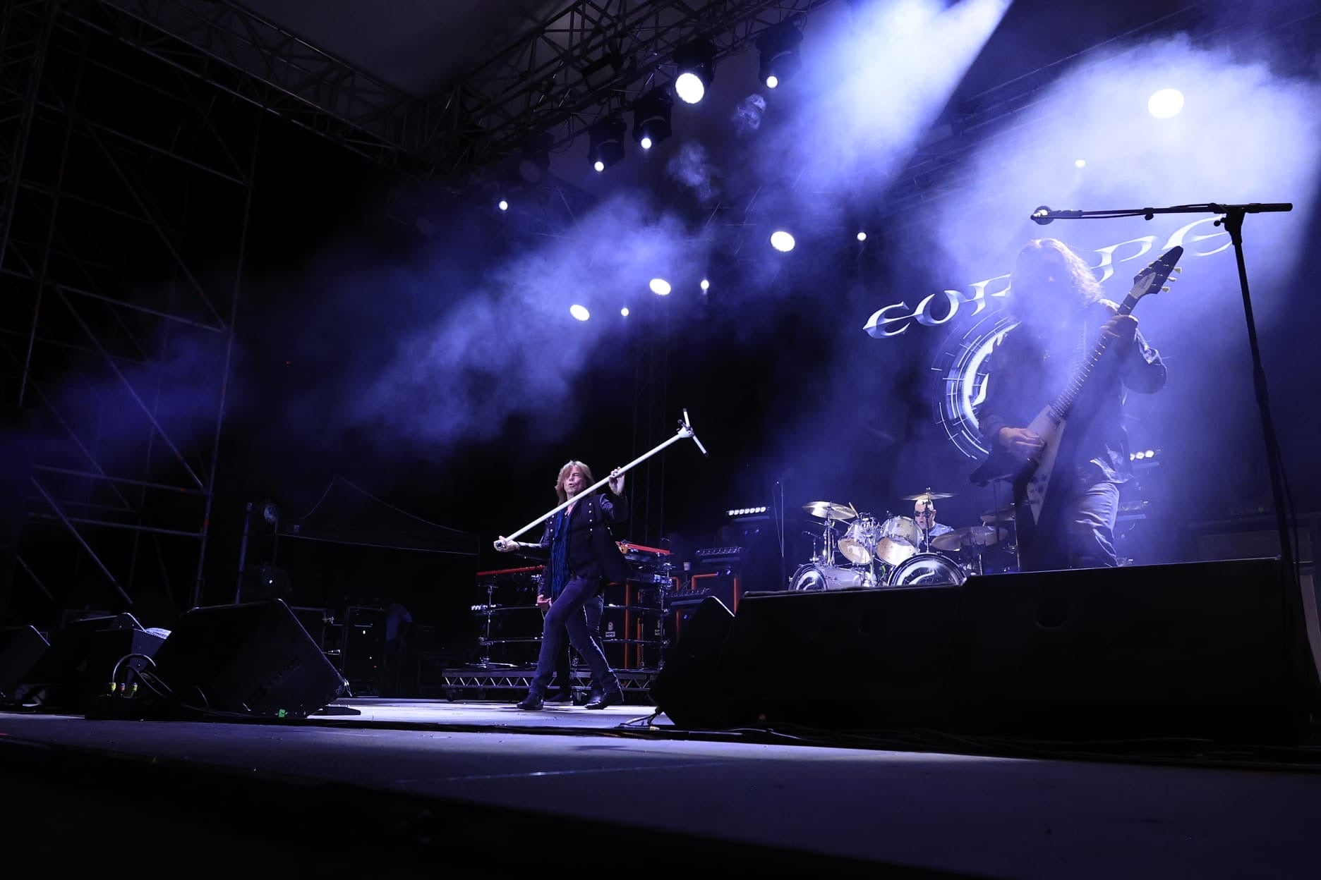 El concierto de Europe en Salamanca, en imágenes