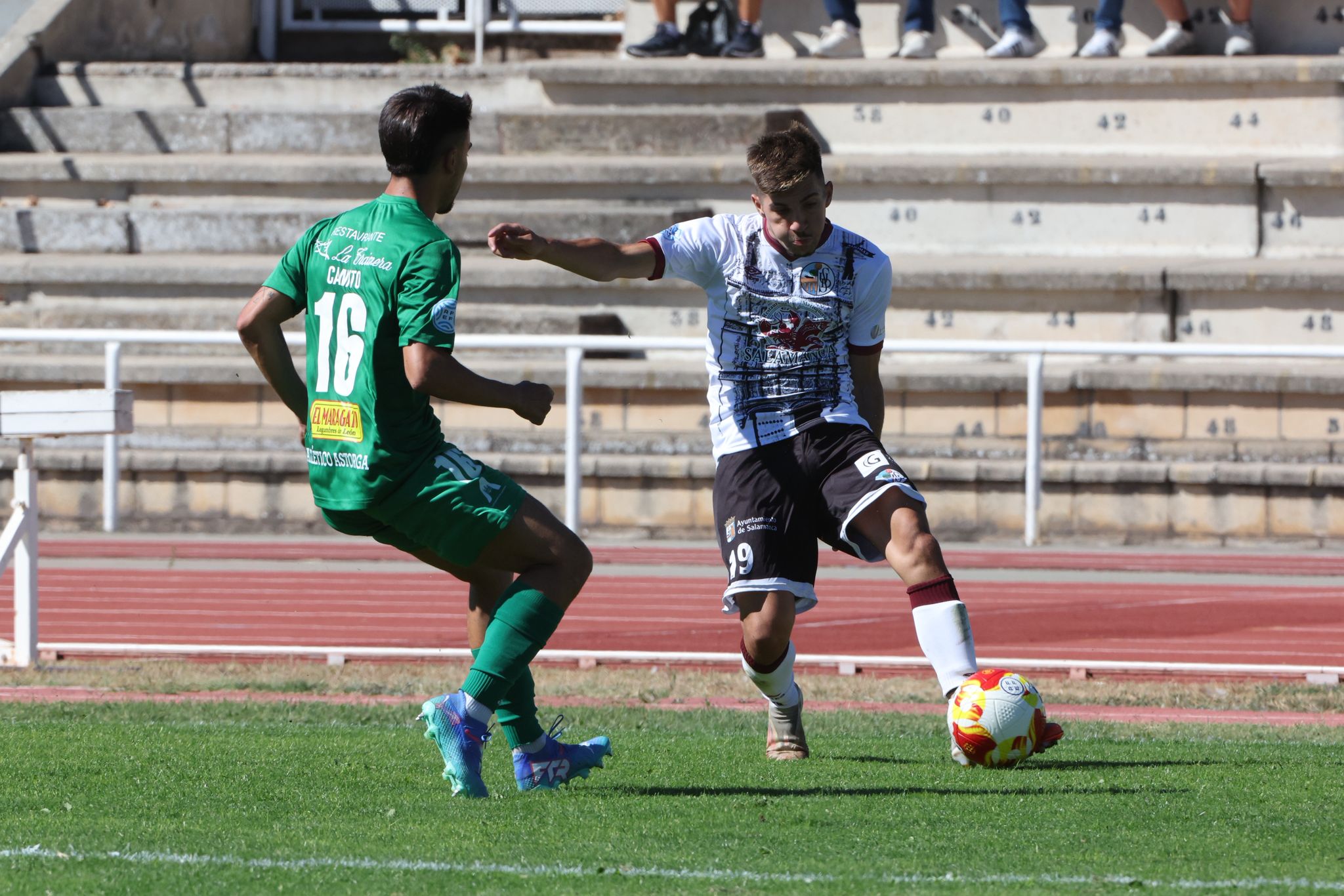 El partido entre el Salamanca UDS y el Atlético Astorga, en imágenes