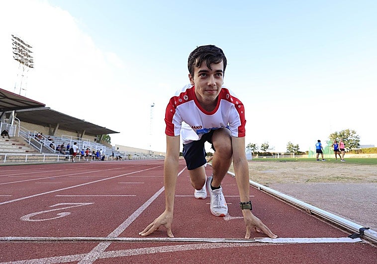 Diego Ruíz, atleta de Salamanca