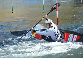 Diego Portilla, en una prueba.