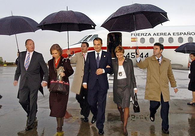 Llegada de autoridades a la terminal para la Cumbre Iberoamericana de 2005.