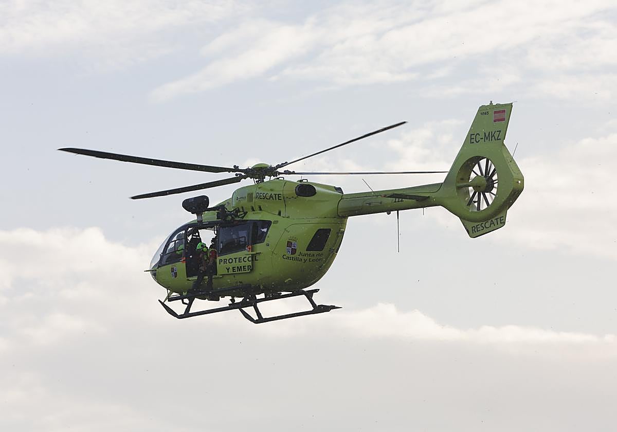 Helicóptero del Servicio de Emergencias del 112