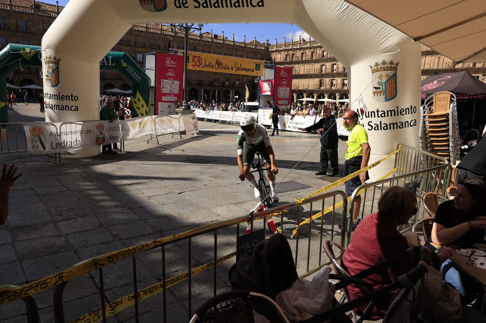 Gari Ugarte se lleva la crono en la capital y es el nuevo campeón de la Vuelta a Salamanca