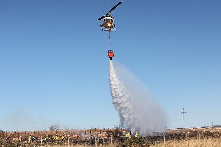 El importante incendio en Vistahermosa