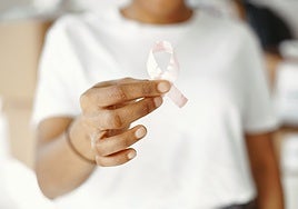 Lazo de la lucha contra el cáncer