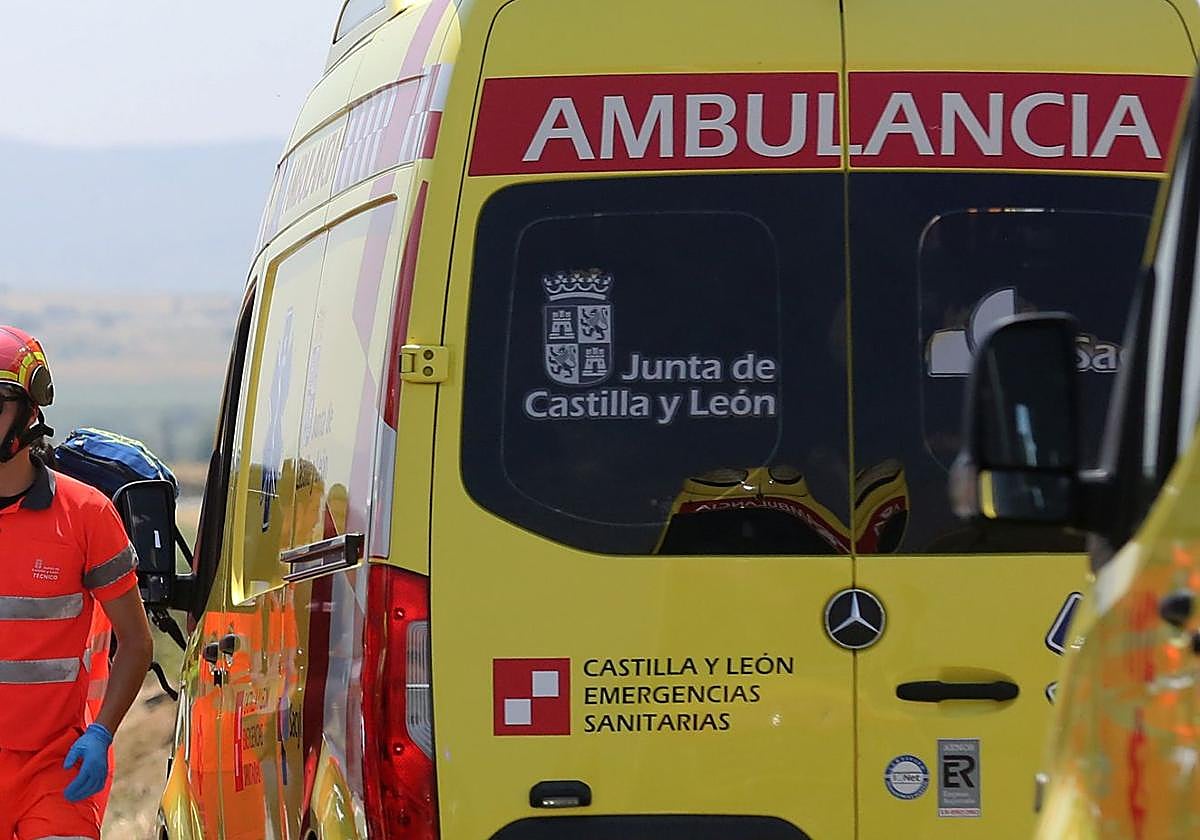 Ambulancia de soporte vital básico en una imagen de archivo.