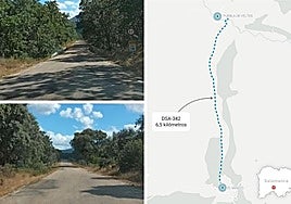 La obra en la carretera entre dos pueblos de Salamanca que afectará a muros de piedra, árboles y un puente