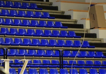 Würzburg ya es azul: todo a punto para la nueva imagen del pabellón de Avenida