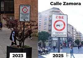 El PSOE denuncia que «el descontrol en la gestión de la ZBE permite acceder a la zona peatonal de Salamanca»
