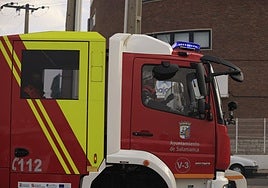 Imagen de archivo de un camión de bomberos de Salamanca