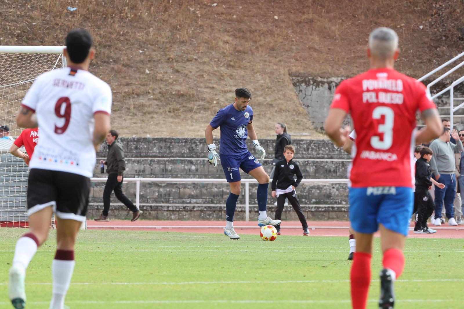 El Salamanca CF UDS vence al Ourense con un gol en el descuento