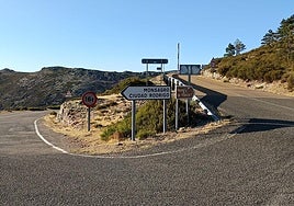 Paso de los lobos, desde la carretera de la Peña de Francia hacia Monsagro y el santuario.