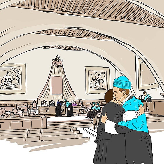 La ceremonia del 'honoris' de Nadal en Salamanca, paso a paso: del cortejo a un final de vino dulce y mazapán