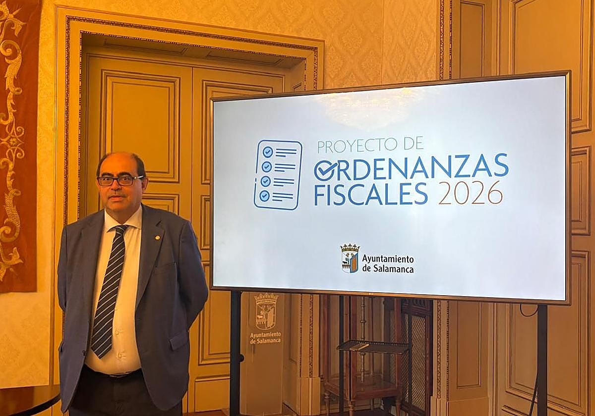 Fernando Rodríguez, concejal de Hacienda.