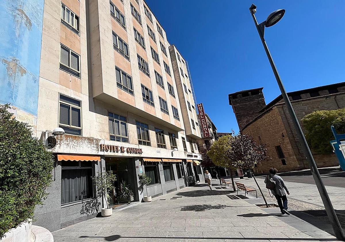 Edificio del Hotel Condal en Salamanca.