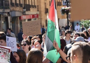 Los estudiantes de Salamanca claman contra el genocidio en Gaza: «No es terrorismo, es resistencia»