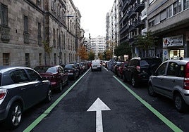 Calle Padre Cámara de la capital de Salamanca.