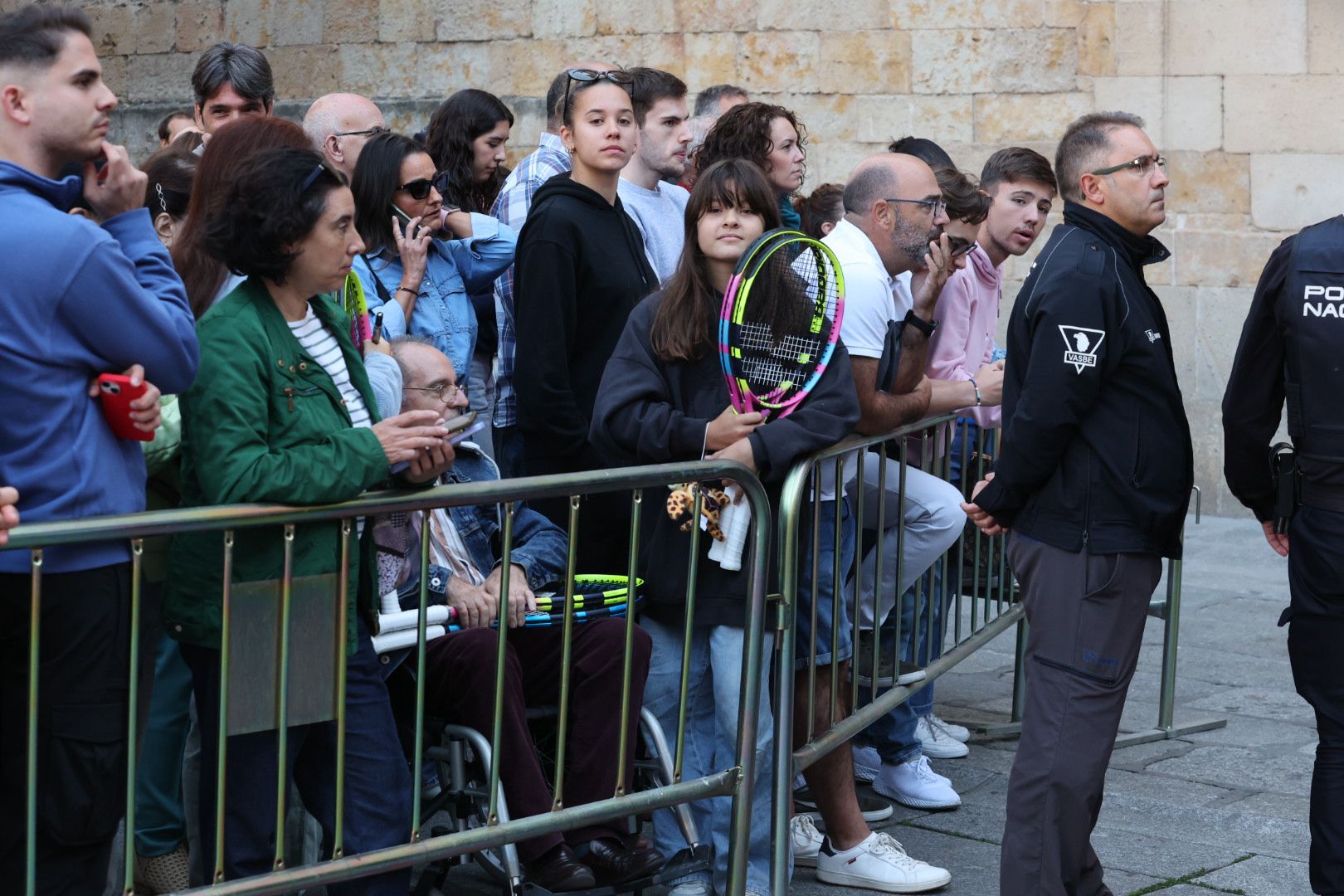 Baño de masas en Salamanca para recibir a Nadal antes de la ceremonia del &#039;Honoris Causa&#039;