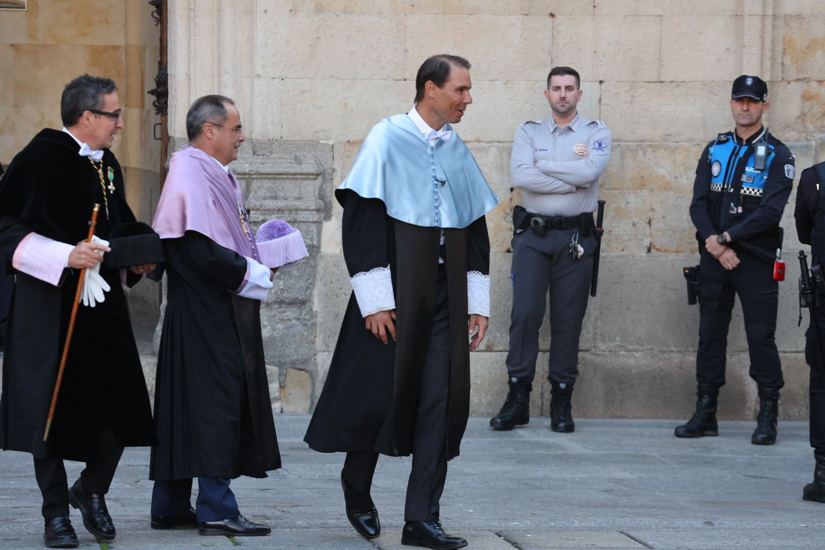 Baño de masas en Salamanca para recibir a Nadal antes de la ceremonia del &#039;Honoris Causa&#039;