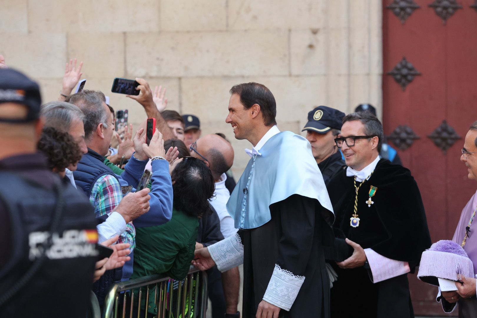 Baño de masas en Salamanca para recibir a Nadal antes de la ceremonia del &#039;Honoris Causa&#039;