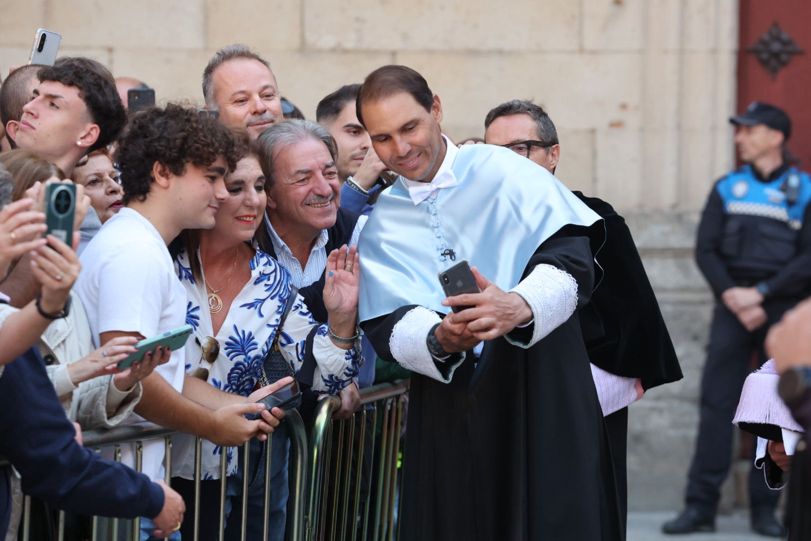 Baño de masas en Salamanca para recibir a Nadal antes de la ceremonia del &#039;Honoris Causa&#039;