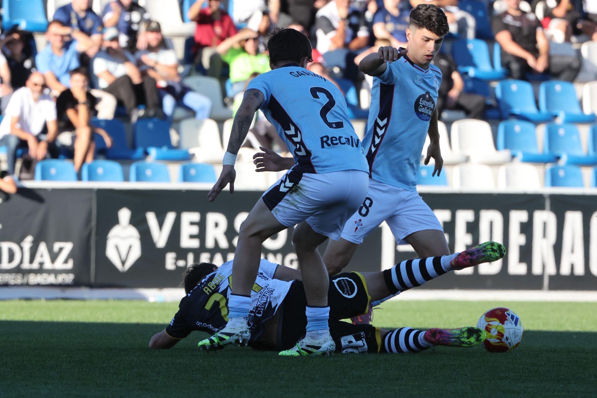 El partido entre Unionistas de Salamanca y Celta B, en imágenes
