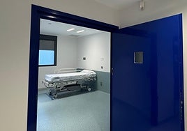 Interior de una de las habitaciones del módulo penitenciario.