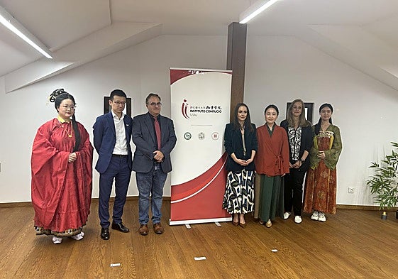 Presentación del espacio cultural 'Yazhu' en el Instituto Confucido de la Universidad de Salamanca.